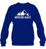 Adventure Awaits Unisex Fleece Pullover Sweatshirt
