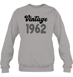 1962 Retro Vintage Birth Year Blast Unisex Fleece Pullover Sweatshirt