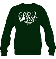 Blessed Shirt Unisex Fleece Pullover Sweatshirt