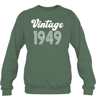 1949 Retro Vintage Birth Year Blast Unisex Fleece Pullover Sweatshirt