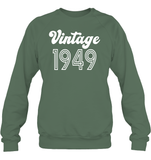 1949 Retro Vintage Birth Year Blast Unisex Fleece Pullover Sweatshirt