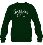 Birthday Crew Unisex Fleece Pullover Sweatshirt