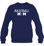 Baseball Mom Shirt Unisex Fleece Pullover Sweatshirt