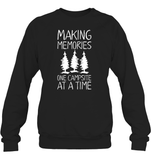 Making Memories One Campsite At A Time Unisex Fleece Pullover Sweatshirt