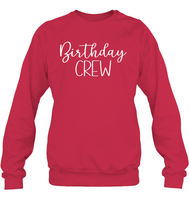 Birthday Crew Unisex Fleece Pullover Sweatshirt
