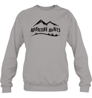 Adventure Awaits Unisex Fleece Pullover Sweatshirt