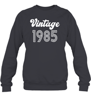 1985 Retro Vintage Birth Year Blast Unisex Fleece Pullover Sweatshirt
