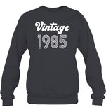 1985 Retro Vintage Birth Year Blast Unisex Fleece Pullover Sweatshirt