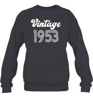 1953 Retro Vintage Birth Year Blast Unisex Fleece Pullover Sweatshirt
