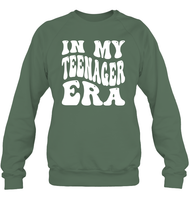 In My Teenager Era Birthday Shirt Unisex Fleece Pullover Sweatshirt