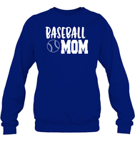 Baseball Mom Shirt Unisex Fleece Pullover Sweatshirt With Baseball