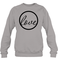 Love Valentine's Day Unisex Fleece Pullover Sweatshirt
