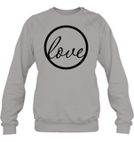Love Valentine's Day Unisex Fleece Pullover Sweatshirt