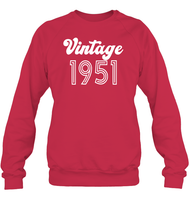 1951 Retro Vintage Birth Year Blast Unisex Fleece Pullover Sweatshirt