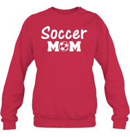 Soccer Mom Sports Shirt Unisex Fleece Pullover Sweatshirt