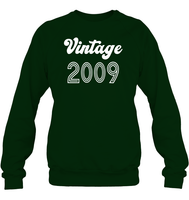 2009 Retro Vintage Birth Year Blast Unisex Fleece Pullover Sweatshirt