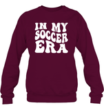In My Soccer Era Sports Shirt Unisex Fleece Pullover Sweatshirt