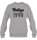 1998 Retro Vintage Birth Year Blast Unisex Fleece Pullover Sweatshirt