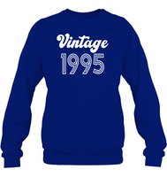 1995 Retro Vintage Birth Year Blast Unisex Fleece Pullover Sweatshirt
