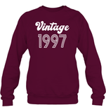 1997 Retro Vintage Birth Year Blast Unisex Fleece Pullover Sweatshirt