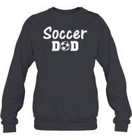 Soccer Dad Sports Shirt Unisex Fleece Pullover Sweatshirt