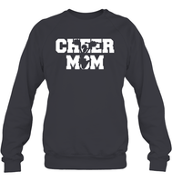 Cheer Mom With Cheerleader Unisex Fleece Pullover Sweatshirt