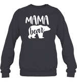 Mama Bear Family Shirt Unisex Fleece Pullover Sweatshirt