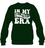 In My Volleyball Era Sports Shirt Unisex Fleece Pullover Sweatshirt