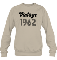 1962 Retro Vintage Birth Year Blast Unisex Fleece Pullover Sweatshirt