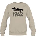 1962 Retro Vintage Birth Year Blast Unisex Fleece Pullover Sweatshirt