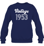1953 Retro Vintage Birth Year Blast Unisex Fleece Pullover Sweatshirt