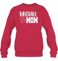 Baseball Mom Shirt Unisex Fleece Pullover Sweatshirt With Baseball