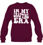 In My Crafting Era Unisex Fleece Pullover Sweatshirt