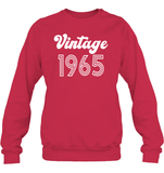 1965 Retro Vintage Birth Year Blast Unisex Fleece Pullover Sweatshirt