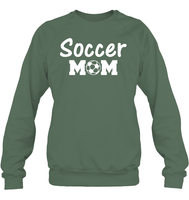 Soccer Mom Sports Shirt Unisex Fleece Pullover Sweatshirt