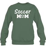 Soccer Mom Sports Shirt Unisex Fleece Pullover Sweatshirt