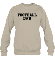 Football Dad Shirt - The Ultimate Game Day Essential Unisex Fleece Pullover Sweatshirt