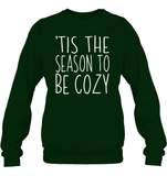 Tis The Season To Be Cozy Christmas Shirt Unisex Fleece Pullover Sweatshirt