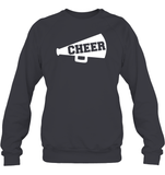Cheer T Shirt Unisex Fleece Pullover Sweatshirt