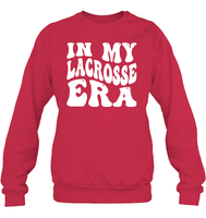 In My Lacrosse Era Sports Shirt Unisex Fleece Pullover Sweatshirt