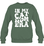 In My Cat Mom Era Pet Shirt Unisex Fleece Pullover Sweatshirt