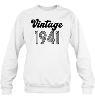 1941 Retro Vintage Birth Year Blast Unisex Fleece Pullover Sweatshirt