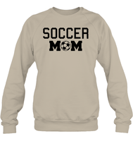 Soccer Mom Sports Shirt Unisex Fleece Pullover Sweatshirt