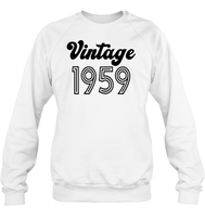 1959 Retro Vintage Birth Year Blast Unisex Fleece Pullover Sweatshirt
