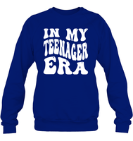 In My Teenager Era Birthday Shirt Unisex Fleece Pullover Sweatshirt