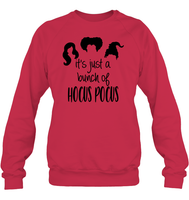 Hocus Pocus It's Just A Bunch Of Hocus Pocus Unisex Fleece Pullover Sweatshirt