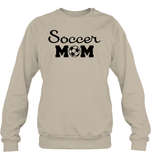 Soccer Mom Sports Shirt Unisex Fleece Pullover Sweatshirt