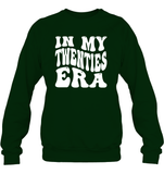 In My Twenties Era Birthday Shirt Unisex Fleece Pullover Sweatshirt