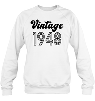 1948 Retro Vintage Birth Year Blast Unisex Fleece Pullover Sweatshirt
