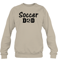 Soccer Dad Sports Shirt Unisex Fleece Pullover Sweatshirt
